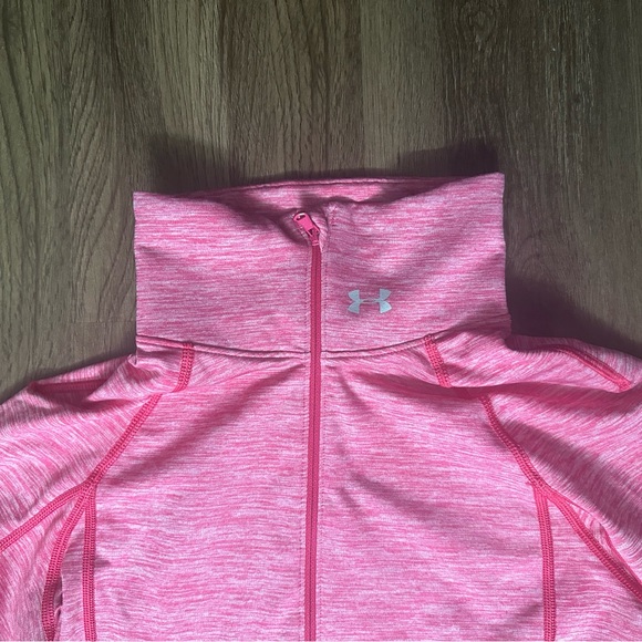 Under Armour Women's Tech 1/2 Zip Twist Top Pink - Picture 4 of 6